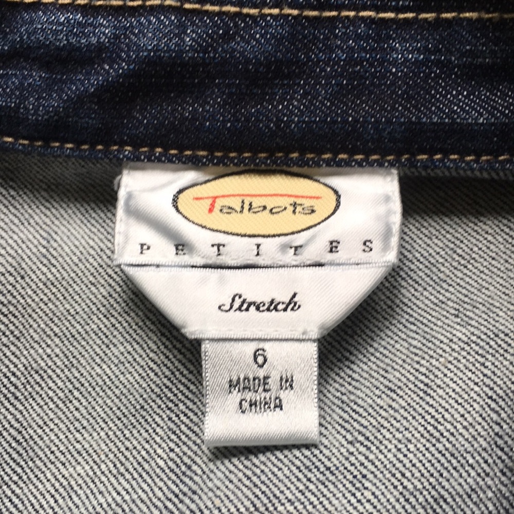 👖 Talbots Jean Jacket 👖 - Picture 5 of 5